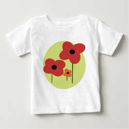 Camiseta De Bebé Poppies