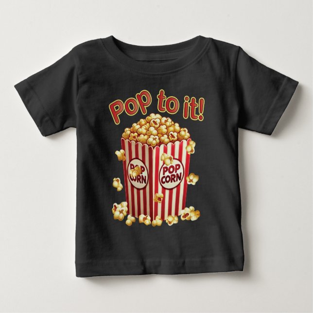Camiseta De Bebé Poppin' con Style - "¡Pídele!" (Anverso)