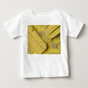 Camiseta De Bebé Popsicas de helado amarillo