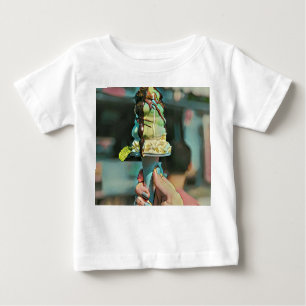 Camiseta De Bebé Popsicina de helado retro