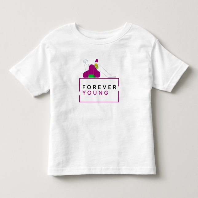 Camiseta De Bebé Por Siempre Joven (Anverso)