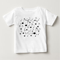 Porciones de notas de la música