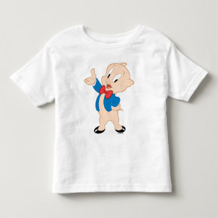 Camiseta De Bebé Porky Pig   Pose clásico