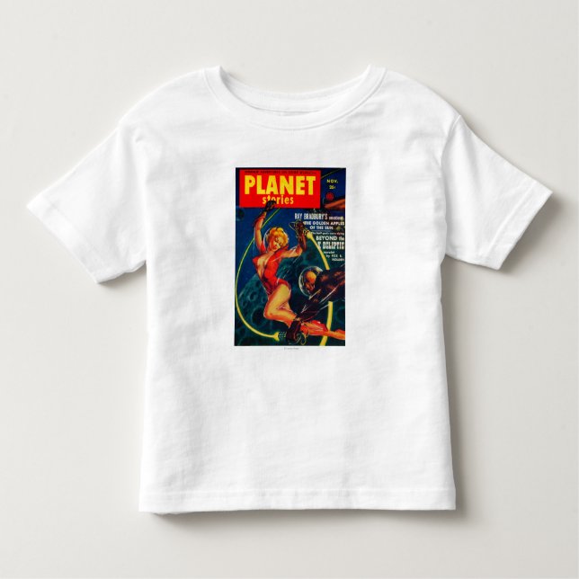 Camiseta De Bebé Portada de revista 2 de las historias del planeta (Anverso)