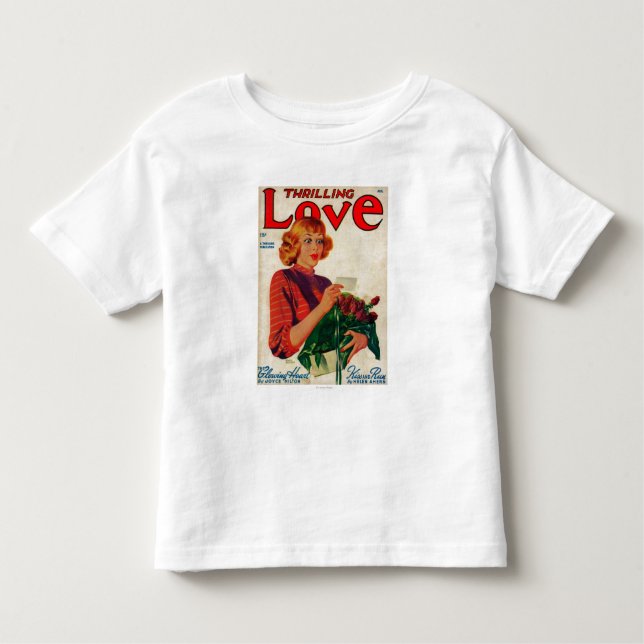 Camiseta De Bebé Portada de revista del amor que emociona (Anverso)