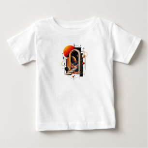 Camiseta De Bebé Portal – Arte abstracto geométrico minimalista