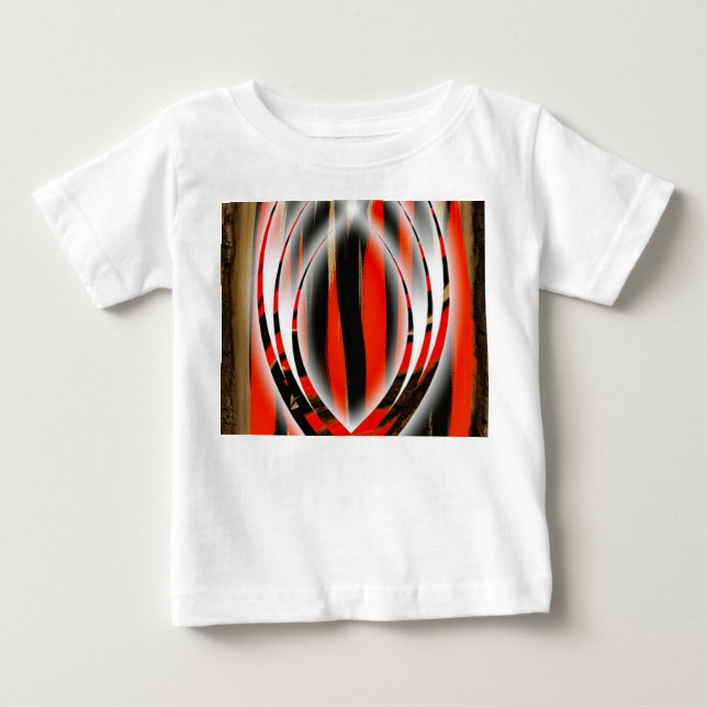 Camiseta De Bebé Portal de chamanes, pintura abstracta, pintura dig (Anverso)