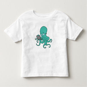 Camiseta De Bebé Portátil Octopus