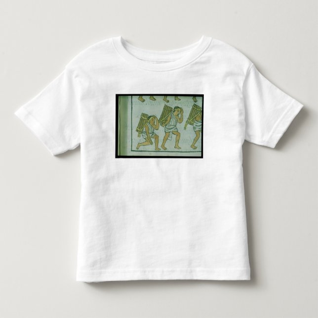 Camiseta De Bebé Porteros aztecas, del 'Codex florentino (Anverso)