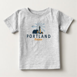 Camiseta De Bebé Portland Maine