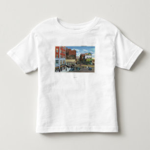 Camiseta De Bebé Portland, MaineView del cuadrado del congreso