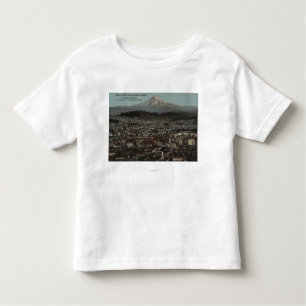 Camiseta De Bebé Portland, Oregon - vista del centro de la ciudad