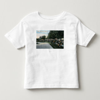 Camiseta De Bebé Portland, OregonView de una rosaleda