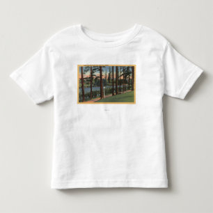 Camiseta De Bebé Portland, ORScene en el parque de Laurelhurst