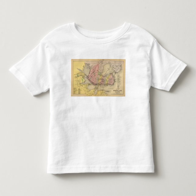 Camiseta De Bebé Portland y vecindad, yo (Anverso)