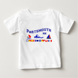 Camiseta De Bebé Portsmouth, NH