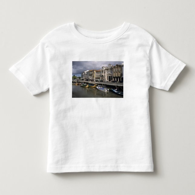 Camiseta De Bebé Portugal, Aveiro. Moliceiros (recolección de algas (Anverso)