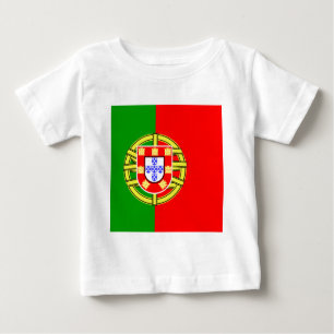 Camiseta De Bebé Portugal High quality Flag