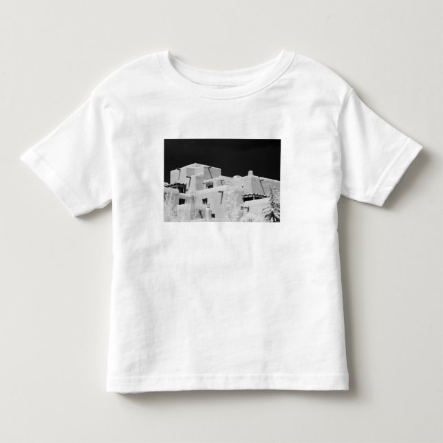 Camiseta De Bebé Posada de adobe estilo Pueblo en Loretto, Santa Fe (Anverso)