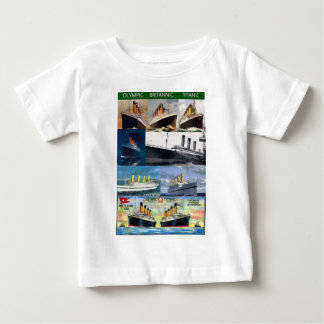 Camiseta De Bebé postal titánica, británica, olímpica, de hermanas 