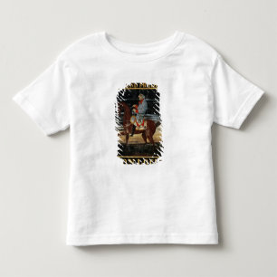 Camiseta De Bebé Poste indicador con Frederick el grande a caballo