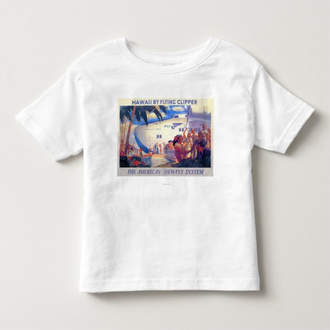 Camiseta De Bebé Poster americano del viaje de la cacerola del (Anverso)