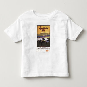 Camiseta De Bebé Poster de British Rail del centro turístico del