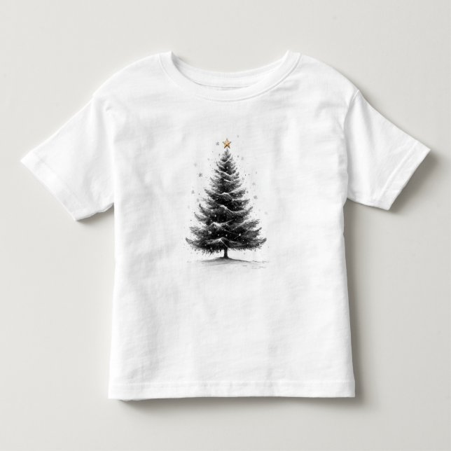 Camiseta De Bebé Poster de esbozo de navidades (Anverso)