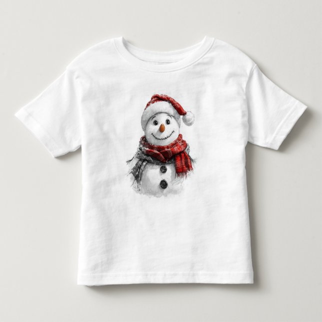 Camiseta De Bebé Poster de esbozo de navidades (Anverso)