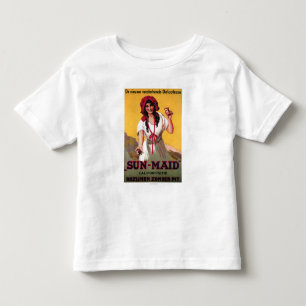 Camiseta De Bebé Poster de la pasa de California de la Sun-Criada