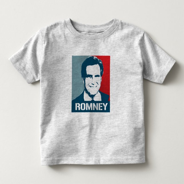 CAMISETA DE BEBÉ POSTER DE MITT ROMNEY (Anverso)