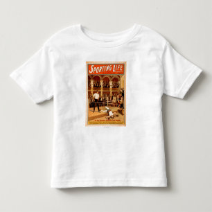 Camiseta De Bebé Poster de teatro de encajonamiento del juego de la