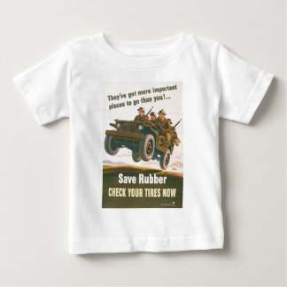 Camiseta De Bebé Poster del jeep del vuelo