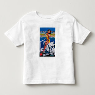 Camiseta De Bebé Poster del viaje del puerto deportivo de Massa