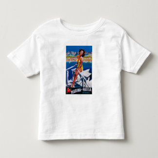 Camiseta De Bebé Poster del viaje del puerto deportivo de Massa