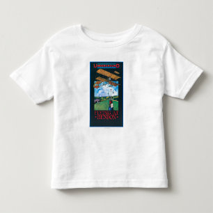 Camiseta De Bebé Poster excesivo Grahame-Blanco y plano del