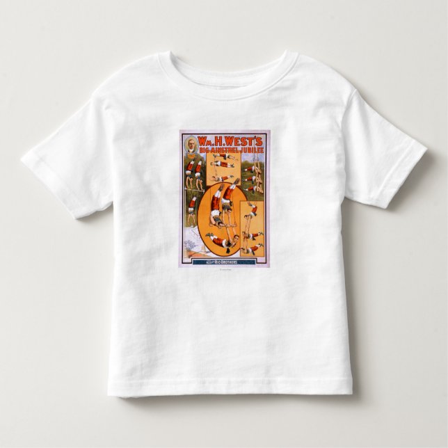 Camiseta De Bebé Poster grande de JubileeGymnasts del trovador del (Anverso)