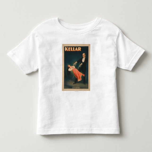 Camiseta De Bebé Poster mágico #2 de la levitación de Kellar (Anverso)