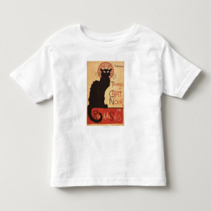 Camiseta De Bebé Poster Noir del promo del gato negro de la
