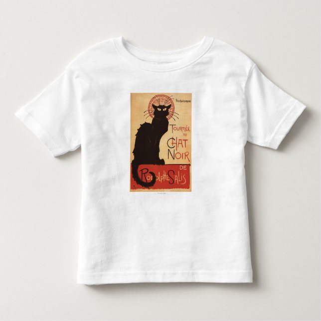 Camiseta De Bebé Poster Noir del promo del gato negro de la (Anverso)