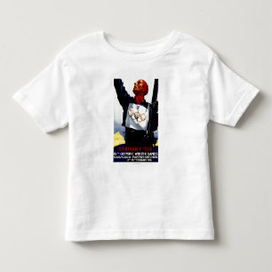 Camiseta De Bebé Poster olímpico del anuncio de 1936 juegos del