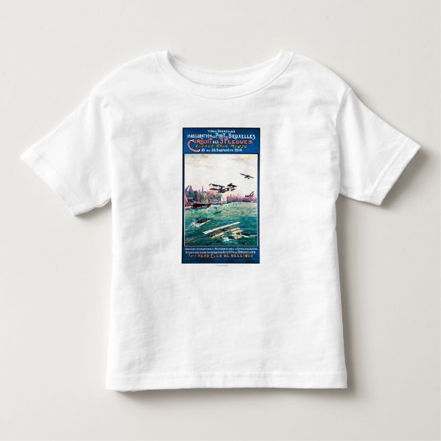 Camiseta De Bebé Poster promocional cancelado del avión del (Anverso)