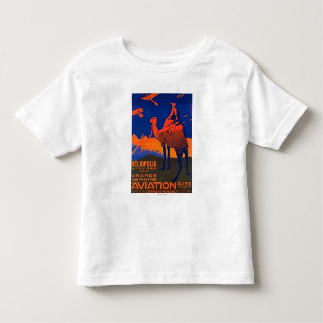 Camiseta De Bebé Poster promocional de la línea aérea francesa (Anverso)