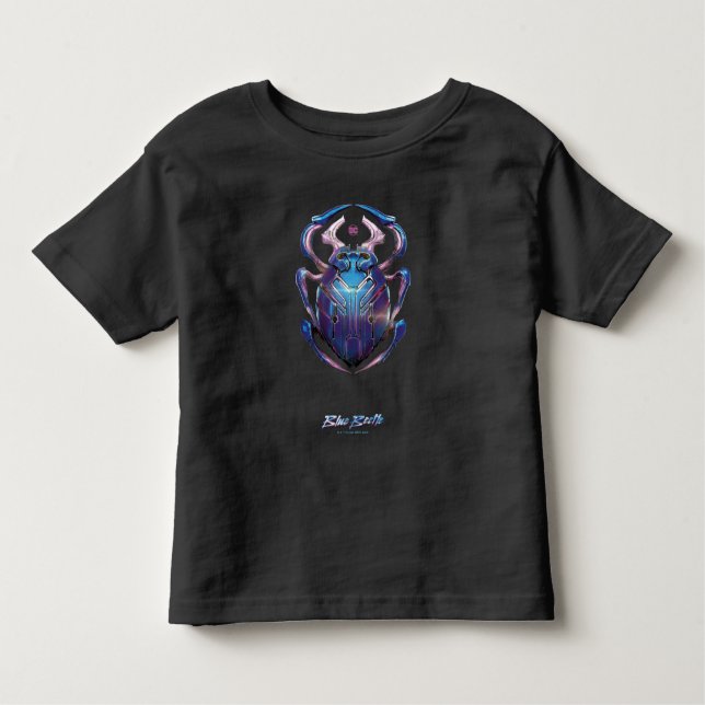 Camiseta De Bebé Poster teatral Blue Beetle Scarab (Anverso)