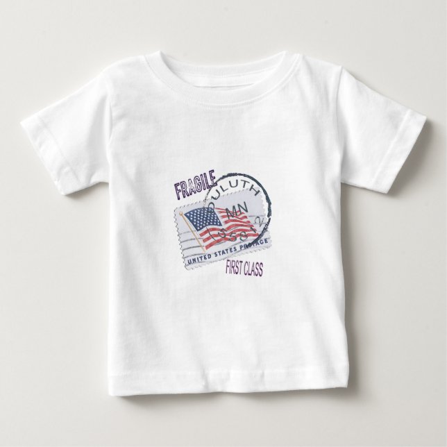Camiseta De Bebé Postmark Duluth 55812 (Anverso)