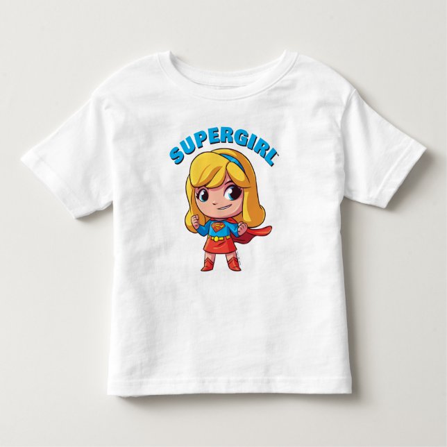 Camiseta De Bebé Postura adorable de Supergirl (Anverso)