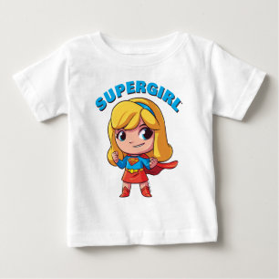 Camiseta De Bebé Postura adorable de Supergirl