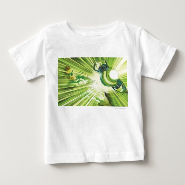 Camiseta De Bebé Potencia de Lantern verde (Anverso)
