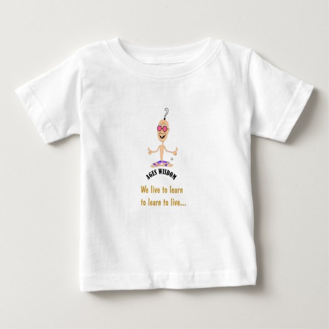 Camiseta De Bebé potenciación de la sabiduría (Anverso)