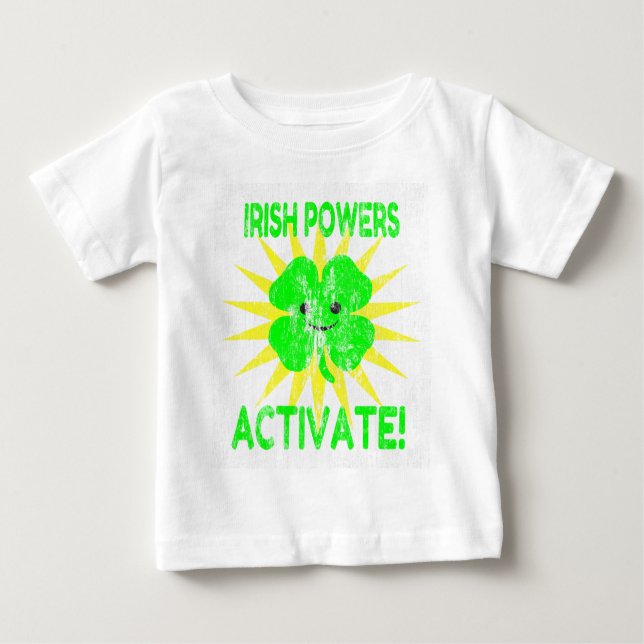 Camiseta De Bebé Potencias irlandesas activan DS (Anverso)